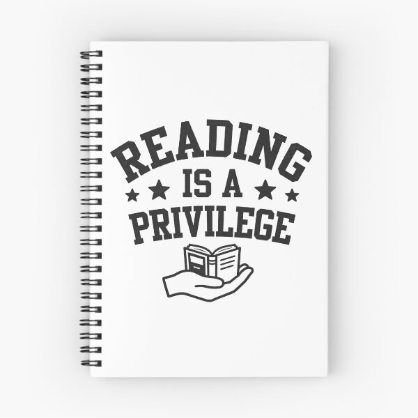 Item preview, Reading Is A Privilege - Collegiate Motivational Typography Sticker designed and sold by Raju-Creative.
