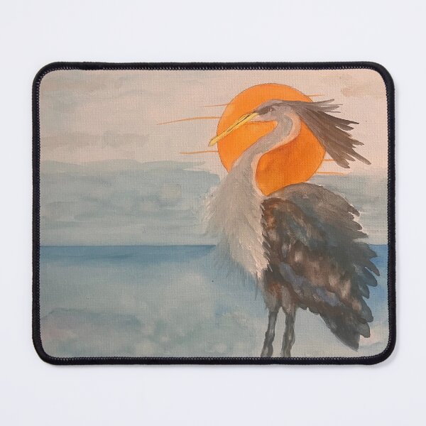 Item preview, Blue heron-Guardian of The Shore designed and sold by BirdandaBrush.