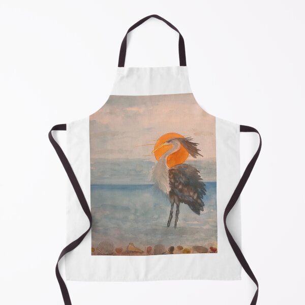 Item preview, Blue heron-Guardian of The Shore designed and sold by BirdandaBrush.