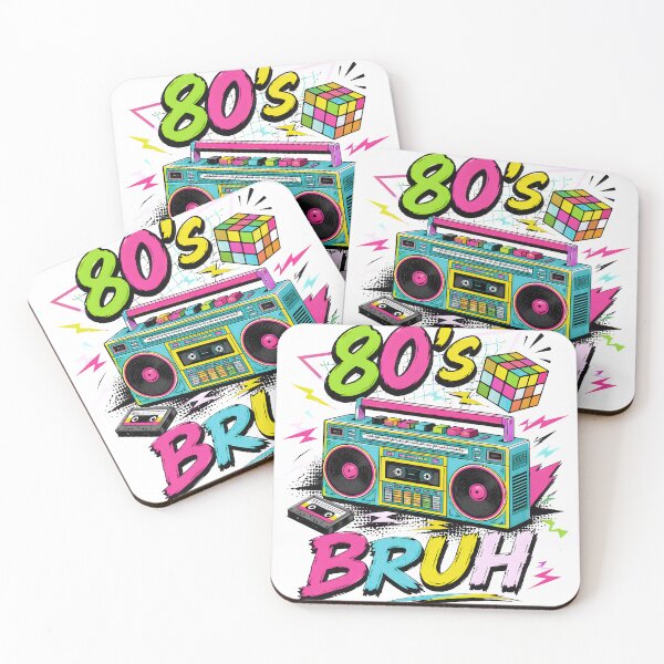 Item preview, 80's BRUH Retro Boombox Rubiks Cube Sunglasses 80s designed and sold by empiric-designs.