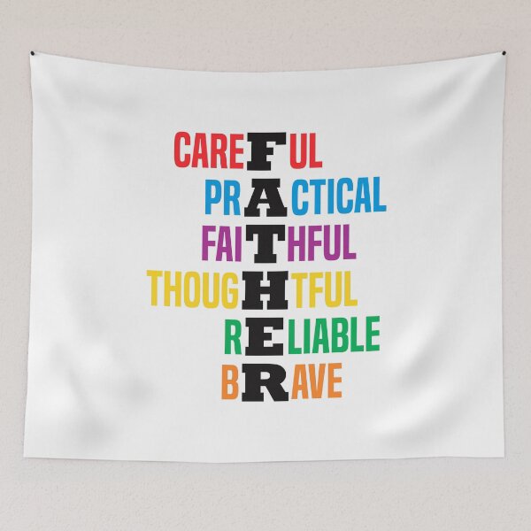 Item preview, Father - Crossword Positive Attributes Text Design 4 designed and sold by Vector-Artist.