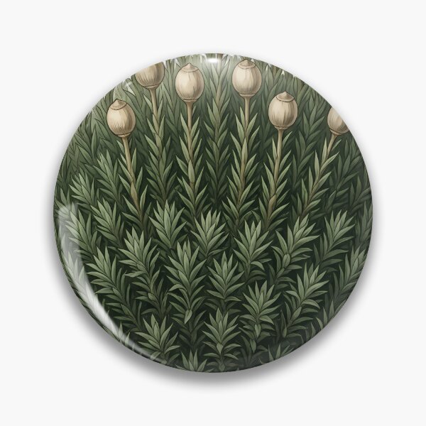 Item preview, Vintage Naturalist Haircap Moss Cushion — Antique Botanical Plate designed and sold by Catch333.