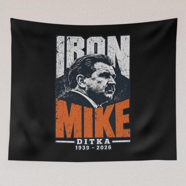 Item preview, Iron Mike Ditka 1939-2026 Vintage Football designed and sold by dtyqmen.