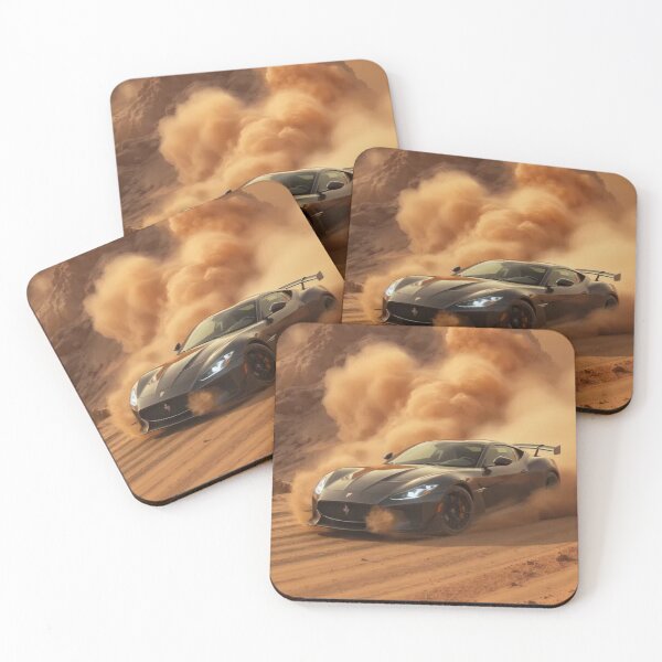 Item preview, Apex Drift Dust Storm Racing Poster | High Speed Motorsport Action with Tire Smoke, Desert Grit and Aggressive Automotive Street Racing Aesthetic for Garage Decor designed and sold by PaintedPixels01.
