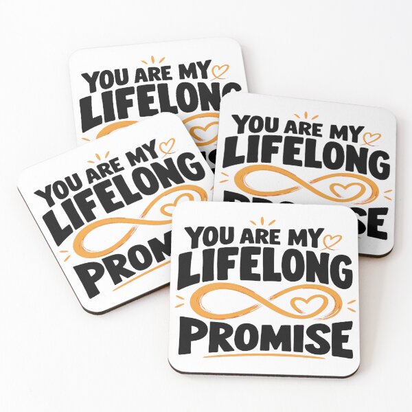 Item preview, You Are My Lifelong Promise – Forever Love Infinity Heart designed and sold by Lovestickerco.