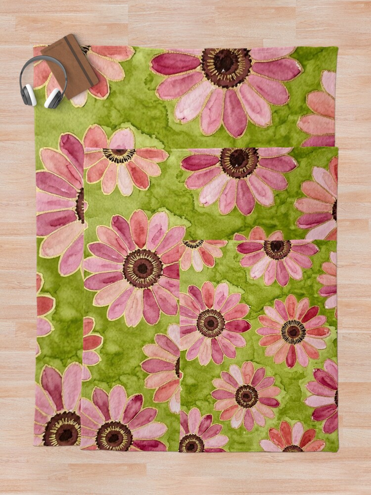 Thumbnail 5 of 6, Throw Blanket, Sunflower  designed and sold by GraphicsClub.