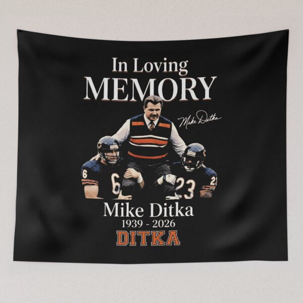Item preview, In Loving Memory Mike Ditka 1939 2026 Tribute designed and sold by dtyqmen.