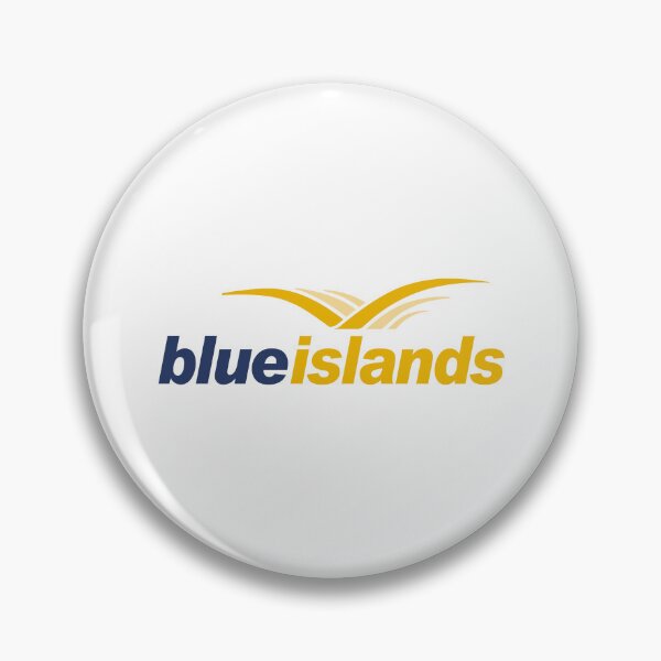 Item preview, Blue Islands Logo – Channel Islands Regional Airline Brand with Golden Wing Emblem designed and sold by Royallthings.