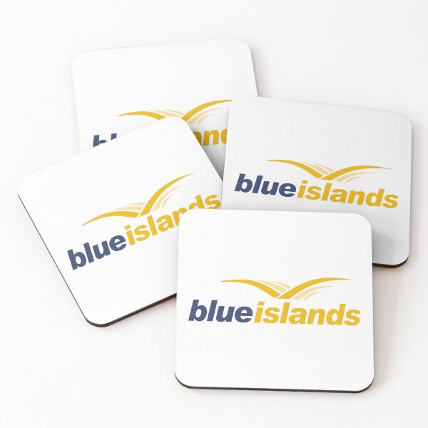 Item preview, Blue Islands Logo – Channel Islands Regional Airline Brand with Golden Wing Emblem designed and sold by Royallthings.