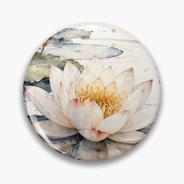 Item preview, Lotus pond: serene lily flower and calm water designed and sold by ZYVARENNE.