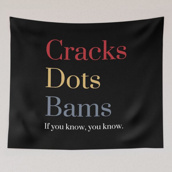 Item preview, Cracks Dots Bams, Funny American Mahjong, Mahjong Lover, Game Night Player Gift designed and sold by Quiajia.
