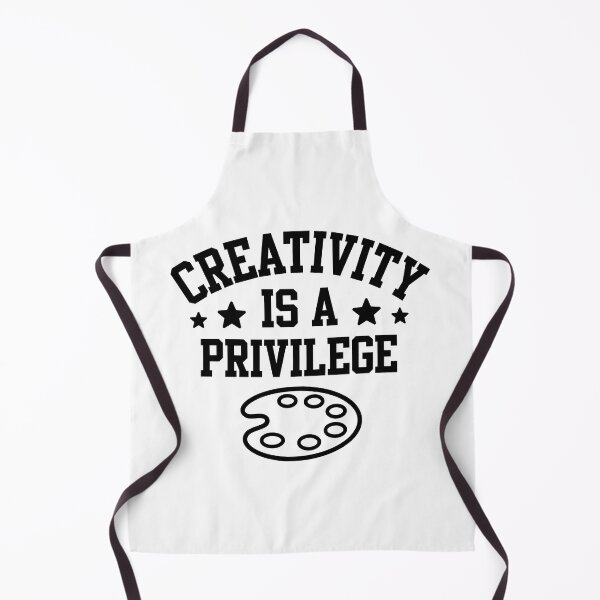 Item preview, Creativity Is A Privilege - Artist Palette Collegiate Sticker designed and sold by Raju-Creative.