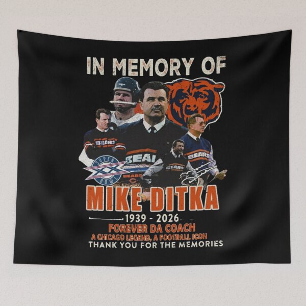 Item preview, In Memory of Mike Ditka Forever Da Coach designed and sold by dtyqmen.