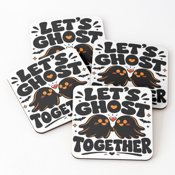 Item preview, Let's Ghost Together – Cute Spooky Couple Love | Halloween Special designed and sold by Lovestickerco.