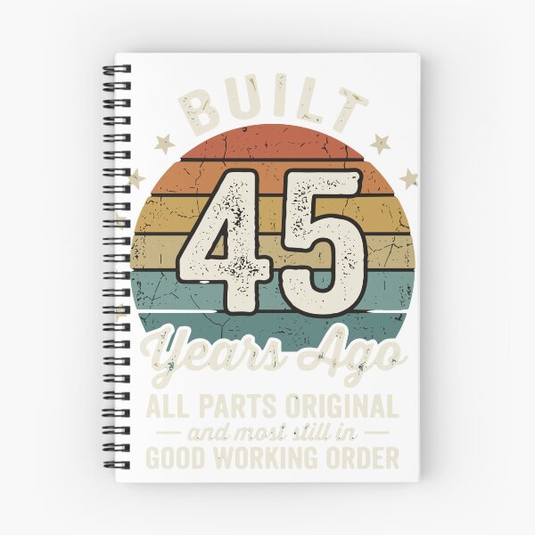 Item preview, Built 45 Years Ago All Parts Original And Most Still In Good Working Order Vintage 45th Birthday Forty Five designed and sold by SofiBlair.