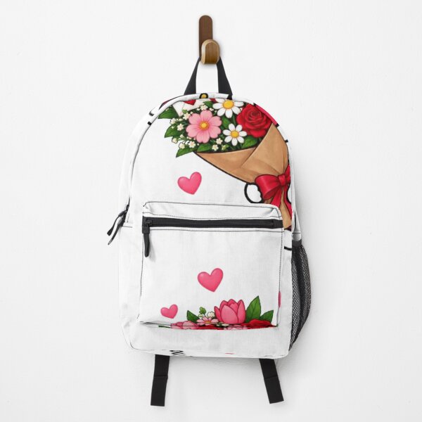 Item preview, Cute Cat with Flower Bouquet – Love and Hearts Kawaii Design designed and sold by Cool Tee World .