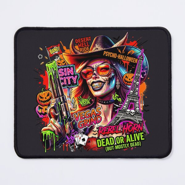 Item preview, Psycho Cowboy Girl in Sin City designed and sold by Voodoo Store Paranormal Collections.