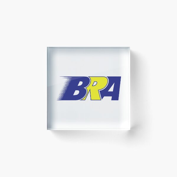 Item preview, BRA Transportes Aéreos Logo – Brazilian Airline Brand with Bold Blue and Yellow Lettering designed and sold by Royallthings.