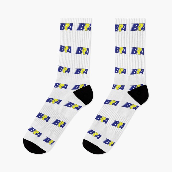 Item preview, BRA Transportes Aéreos Logo – Brazilian Airline Brand with Bold Blue and Yellow Lettering designed and sold by Royallthings.