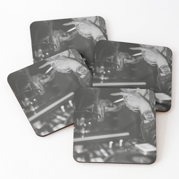 Item preview, Black and White Smoking Woman designed and sold by ImogenPowell44.