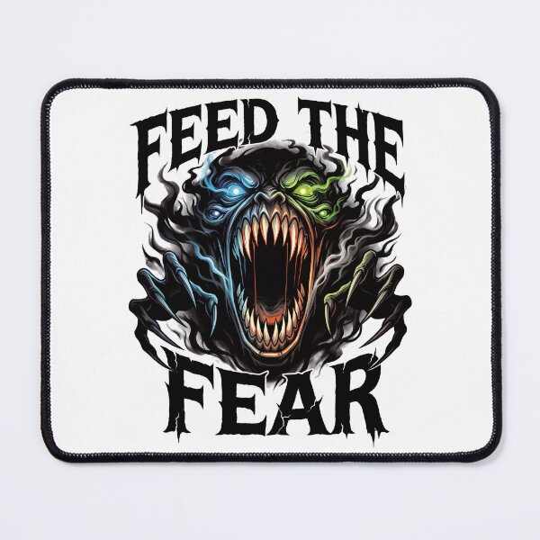 Item preview, Feed the Fear Horror Monster T-Shirt – Dark Creature Graphic designed and sold by al21ex.