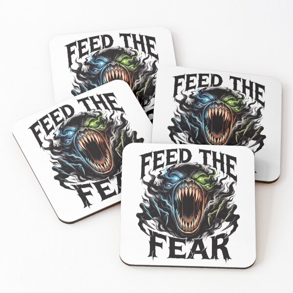 Item preview, Feed the Fear Horror Monster T-Shirt – Dark Creature Graphic designed and sold by al21ex.