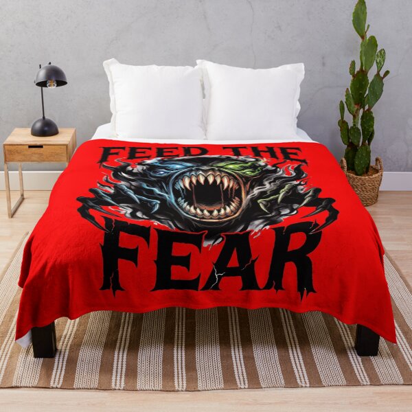 Item preview, Feed the Fear Horror Monster T-Shirt – Dark Creature Graphic designed and sold by al21ex.