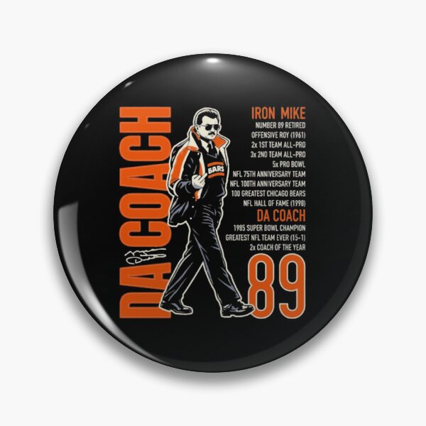 Item preview, Mike Ditka 89 Iron Mike Chicago Bears Hall of Fame designed and sold by dtyqmen.