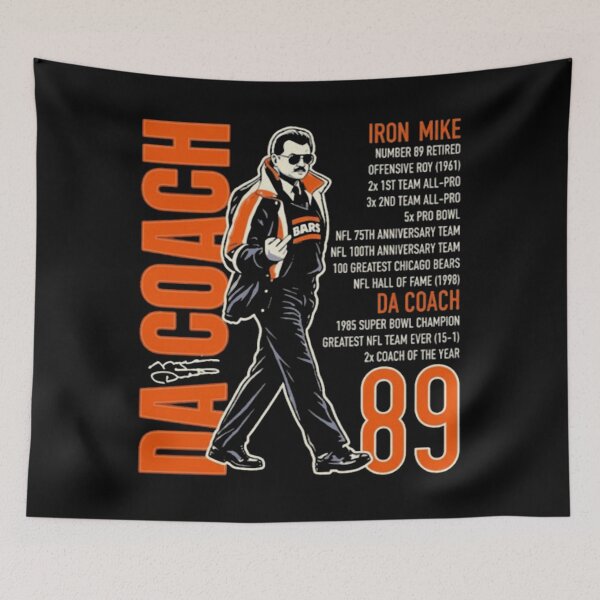 Item preview, Mike Ditka 89 Iron Mike Chicago Bears Hall of Fame designed and sold by dtyqmen.