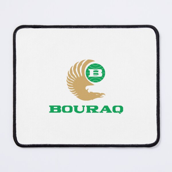 Item preview, Bouraq Indonesia Airlines Logo – Indonesian Airline Brand with Golden Eagle and Green Globe Emblem designed and sold by Royallthings.