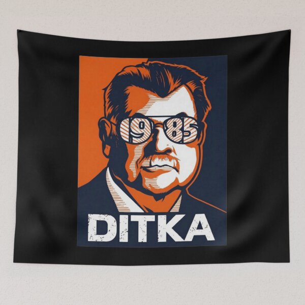 Item preview, Mike Ditka 1985 Retro Poster Design designed and sold by dtyqmen.