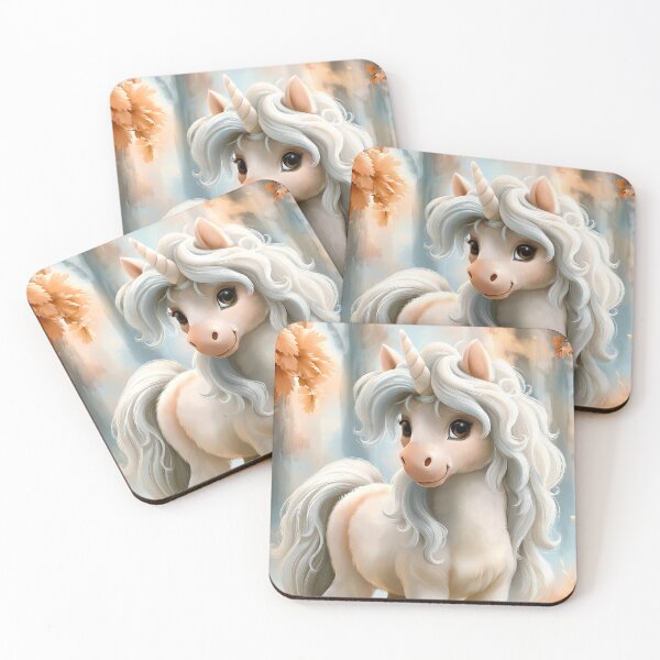 Item preview, The Little Unicorn of Autumn Dreams designed and sold by MyMagicalPlace.