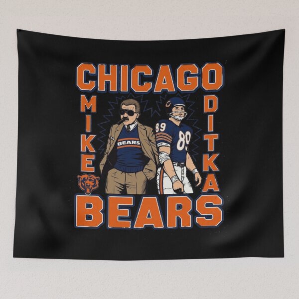 Item preview, Mike Ditka Chicago Bears Legend Homage 1939-2026 designed and sold by dtyqmen.