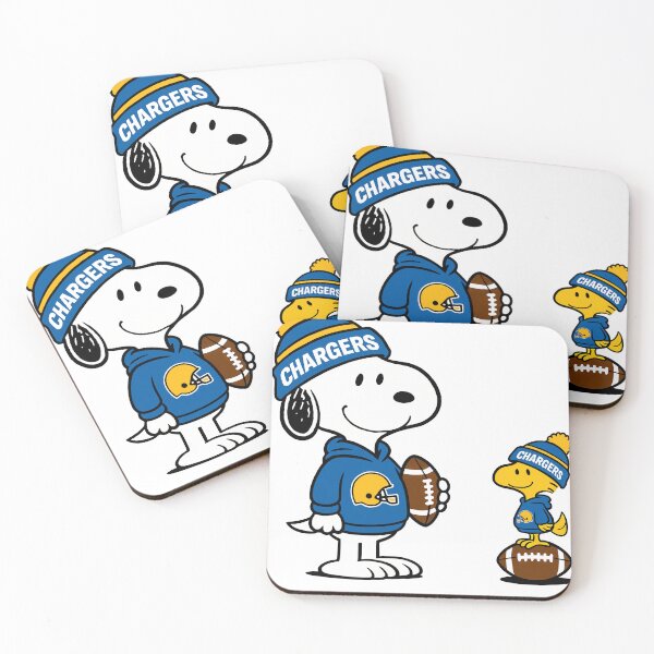 Item preview, Snoopy & Woodstock Los Angeles Chargers Football Retro F839 designed and sold by GLUVY-THEME.