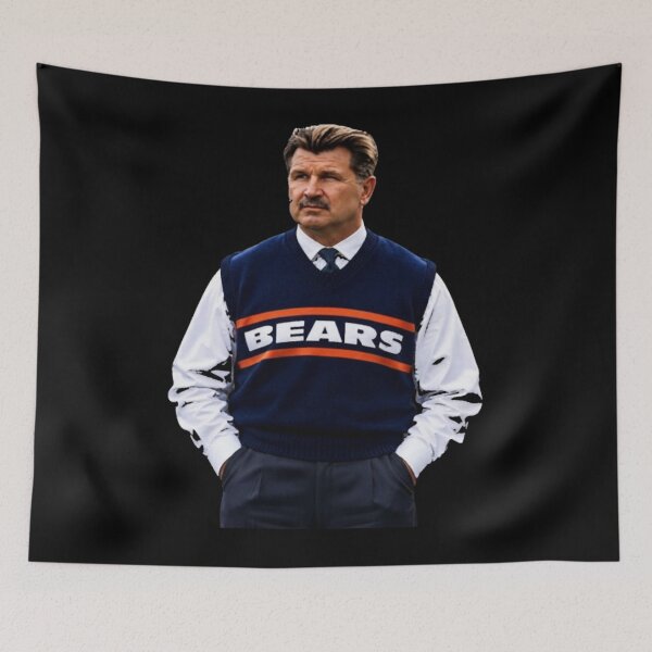 Item preview, Mike Ditka Chicago Bears Sweater Portrait designed and sold by dtyqmen.