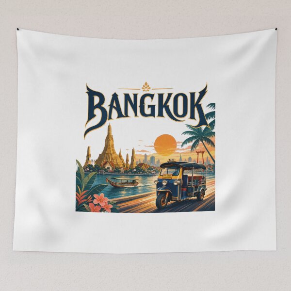 Item preview, A beautiful city of Bangkok, Thailand designed and sold by GoodPlaceToShop.