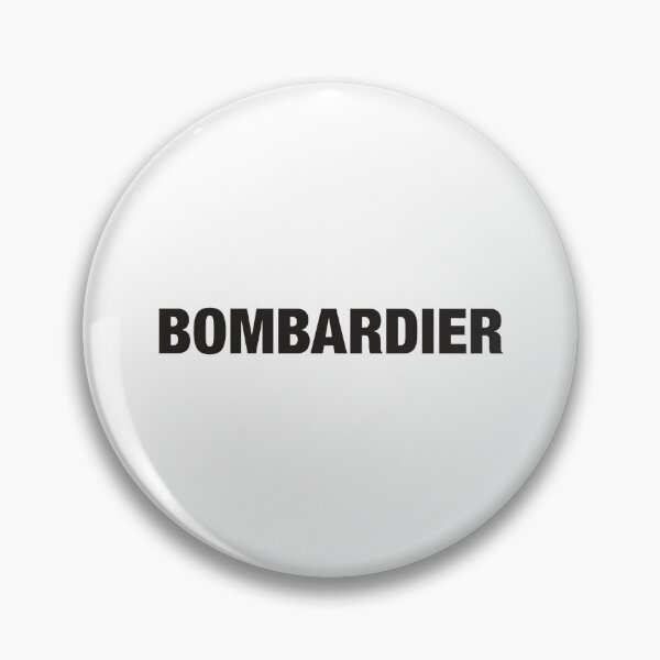 Item preview, Bombardier Aviation Logo – Canadian Aircraft Manufacturer Wordmark in Bold Black Typography designed and sold by Royallthings.