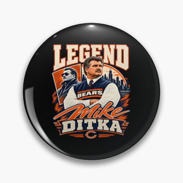 Item preview, Mike Ditka Legend Portrait Dual View Skyline designed and sold by dtyqmen.