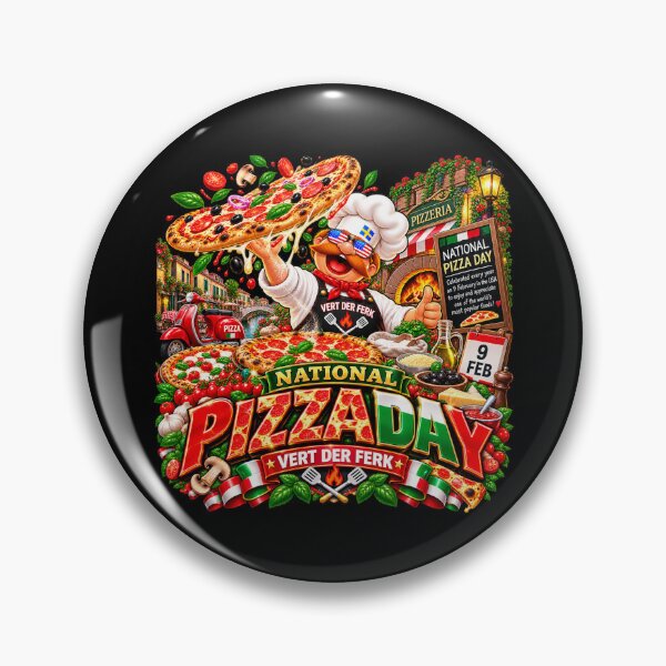 Item preview, Swedish Chefs National Pizza Day Celebration designed and sold by Steven Jodoin.