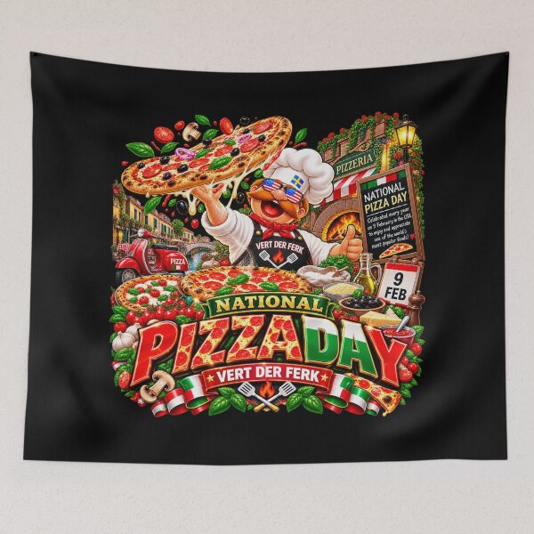 Item preview, Swedish Chefs National Pizza Day Celebration designed and sold by Steven Jodoin.