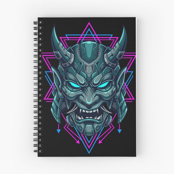 Item preview, Futuristic Robotic Oni Mask Design designed and sold by Ranpict.