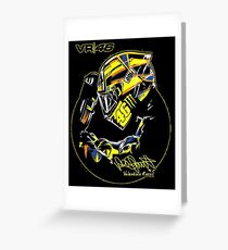 Illustration Valentino Rossi Art Greeting Card