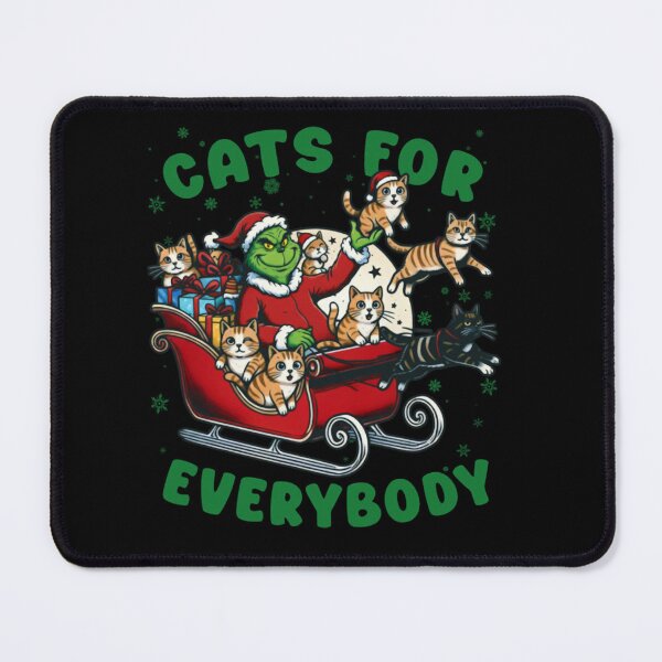 Item preview, Grinch Christmas - Cats For Everybody  designed and sold by Chetzarart.