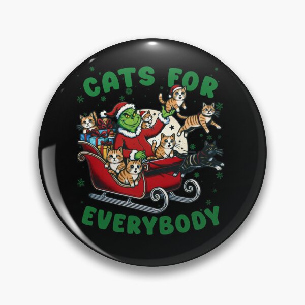 Item preview, Grinch Christmas - Cats For Everybody  designed and sold by Chetzarart.