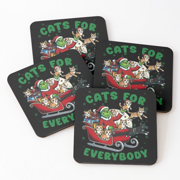 Item preview, Grinch Christmas - Cats For Everybody  designed and sold by Chetzarart.