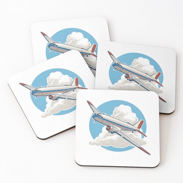 Item preview, DC3 Dakota flying Illustration designed and sold by Museum Of Non-Existing Art.