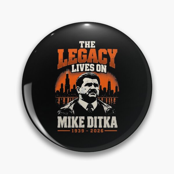 Item preview, Mike Ditka The Legacy Lives On Chicago Bears 1939-2026 designed and sold by dtyqmen.