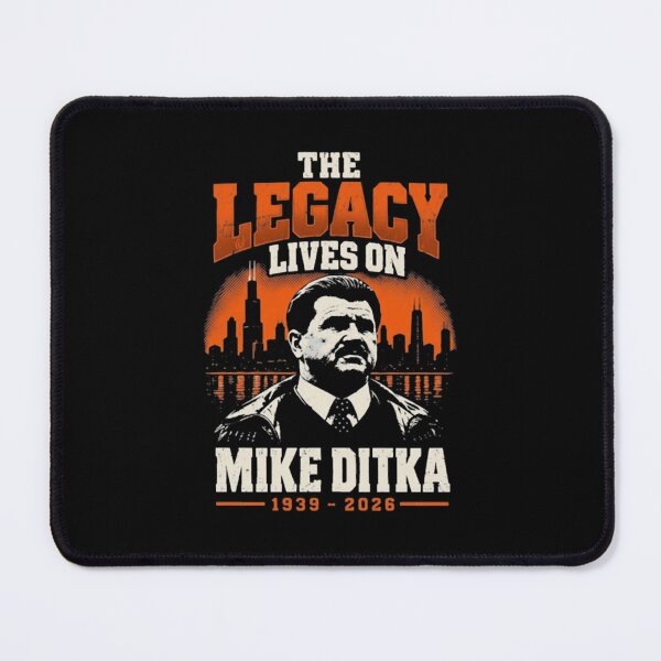 Item preview, Mike Ditka The Legacy Lives On Chicago Bears 1939-2026 designed and sold by dtyqmen.