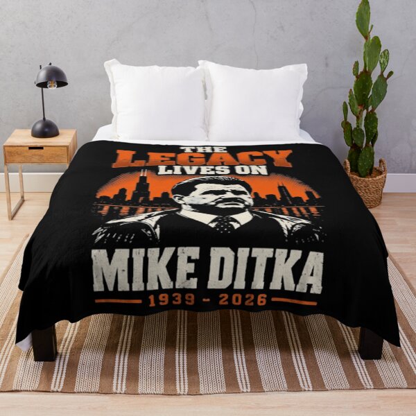 Item preview, Mike Ditka The Legacy Lives On Chicago Bears 1939-2026 designed and sold by dtyqmen.