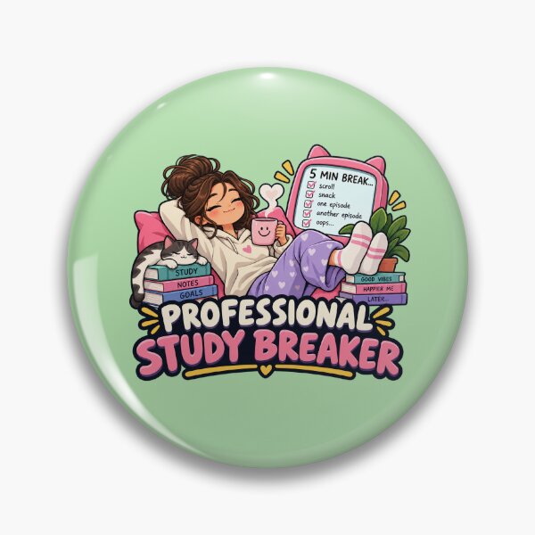 Item preview, Professional Study Breaker - Funny College Procrastination designed and sold by Ink and Wink.